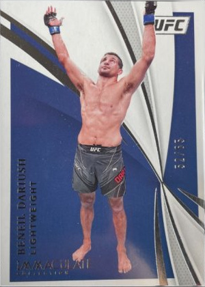 Beneil Dariush 2021 Panini Immaculate UFC Base #83 Platinum