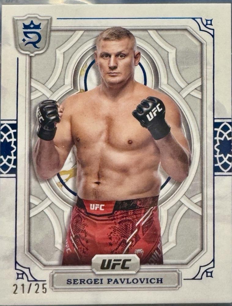 Sergei Pavlovich 2024 Topps Royalty UFC Base #54 Blue