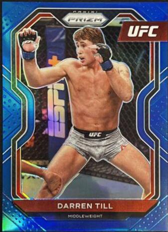 Darren Till 2021 Panini Prizm UFC Base #80 Blue