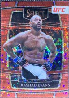 Rashad Evans 2022 Panini Select UFC Concourse #52 Red Disco