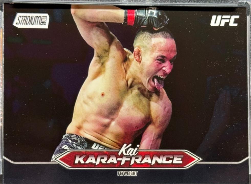 Kai Kara-France 2025 Topps Stadium Club UFC Base #67 Black