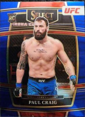 Paul Craig 2022 Panini Select UFC Concourse #99 Blue