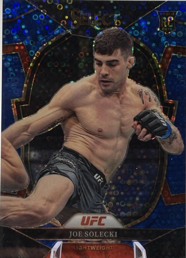 Joe Solecki 2023 Panini Select UFC Concourse #76 Blue Disco