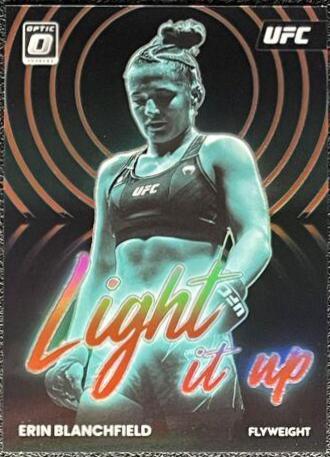 Erin Blanchfield 2023 Panini Donruss Optic UFC Light It Up #5 Red