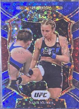 Nina Nunes 2021 Panini Select UFC Concourse #49 Blue Disco