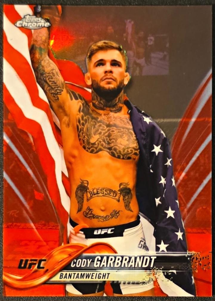 Cody Garbrandt 2018 Topps Chrome UFC Base #82 Red