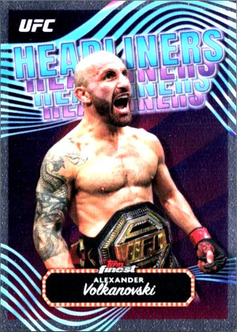 Alexander Volkanovski 2024 Topps Finest UFC Headliners #HDL-19 Superfractor