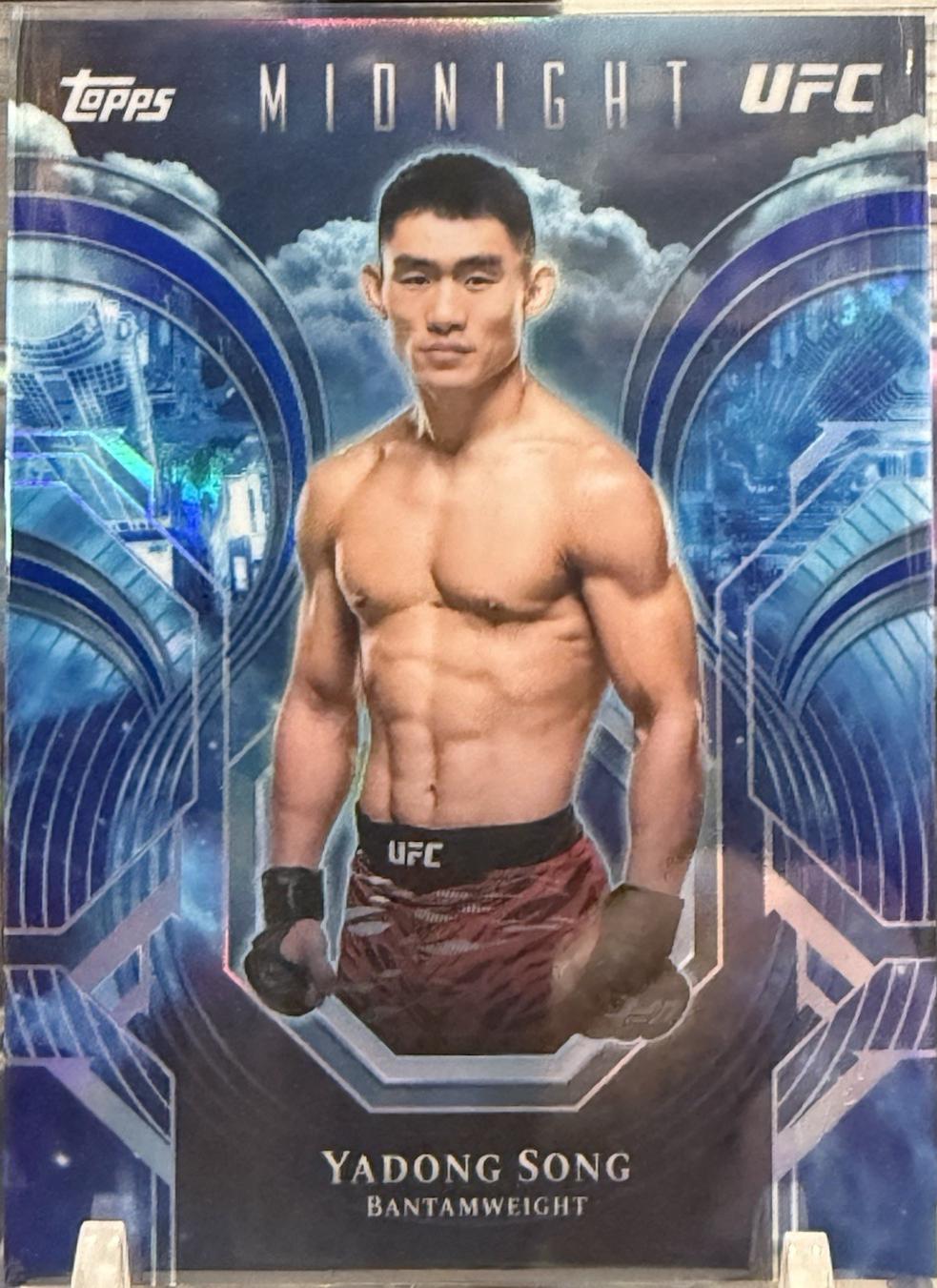 Song Yadong 2026 Topps Midnight UFC Night Watch #PC-21 Midnight