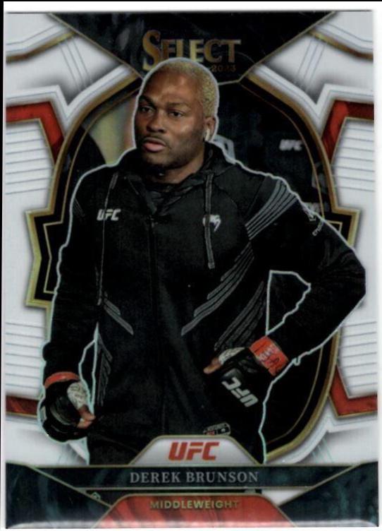 Derek Brunson 2023 Panini Select UFC Concourse #62 White