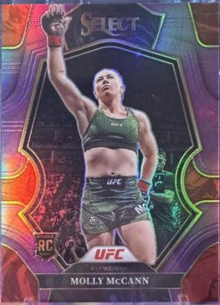 Molly McCann 2023 Panini Select UFC Premier Level #177 Purple
