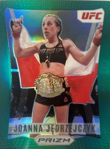 Joanna Jędrzejczyk 2022 Panini Prizm UFC Prizm Flashback #13 Green