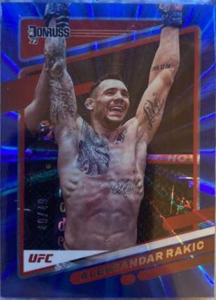 Aleksandar Rakic 2022 Panini Donruss UFC Base #3 Laser