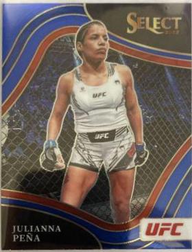 Julianna Peña 2022 Panini Select UFC Octagonside #281 Blue
