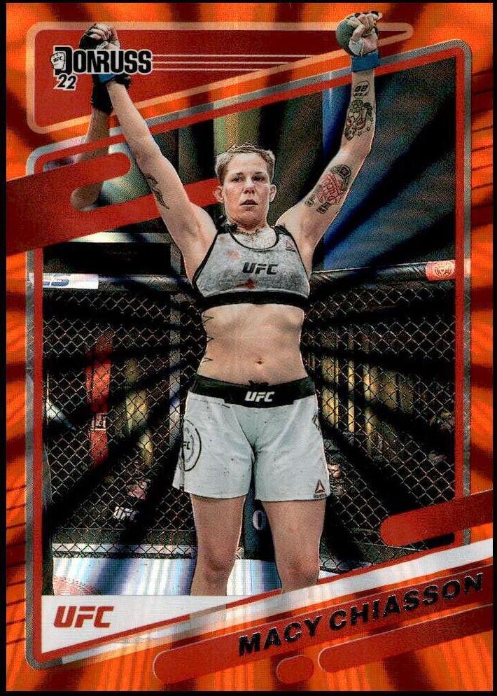 Macy Chiasson 2022 Panini Donruss UFC Base #138 Orange