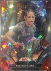 Polyana Viana 2023 Panini Select UFC Premier Level #169 Cracked Ice