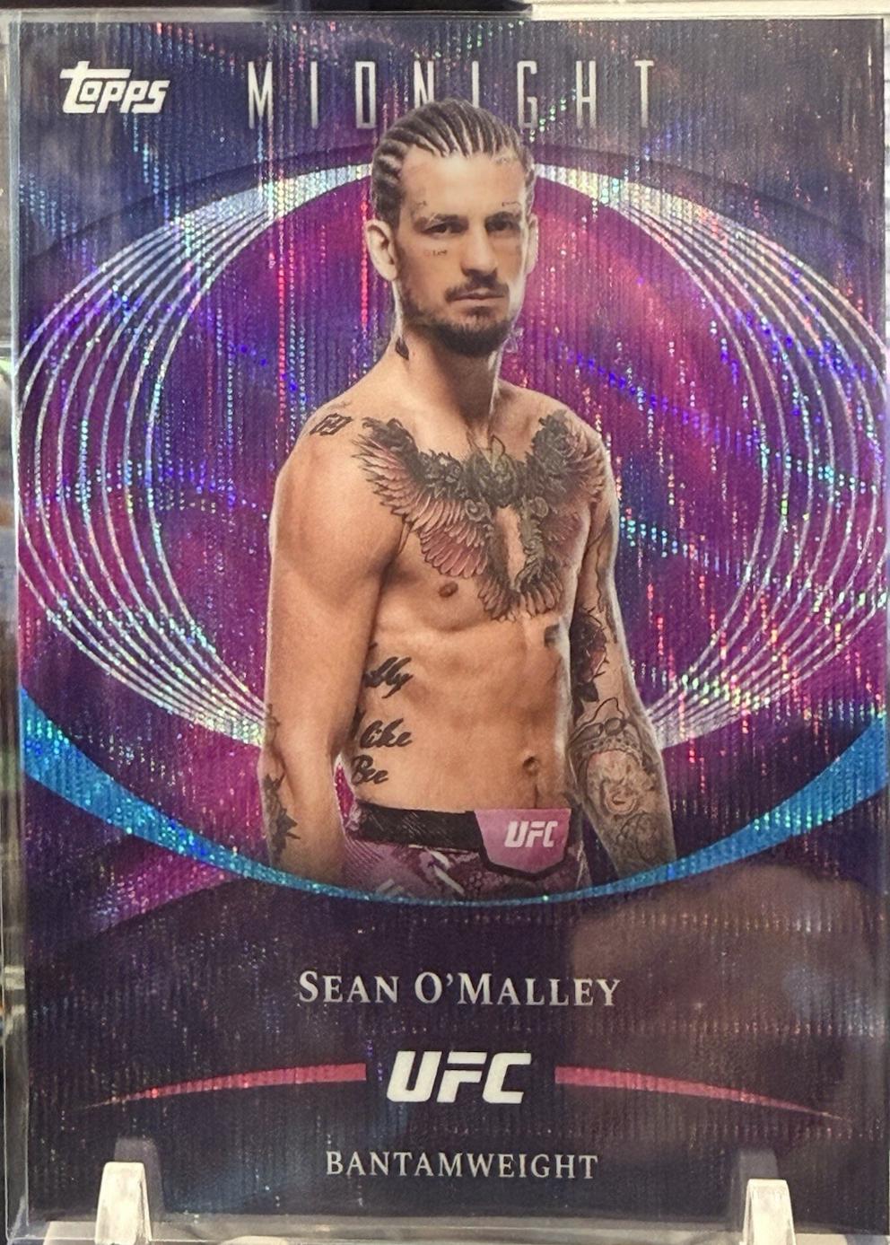 Sean O'Malley 2026 Topps Midnight UFC Base #5 Moon Beam