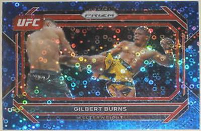 Gilbert Burns 2023 Panini Prizm Under Card UFC Base #42 Blue
