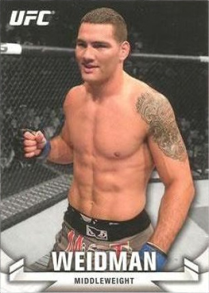 Chris Weidman 2013 Topps UFC Knockout Base #29 Mat
