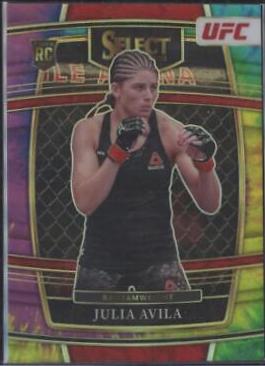 Julia Avila 2022 Panini Select UFC Concourse #91 Tie Dye
