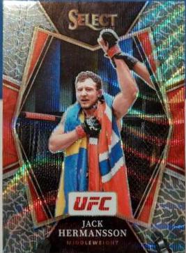 Jack Hermansson 2022 Panini Select UFC Premier Level #124 Elephant