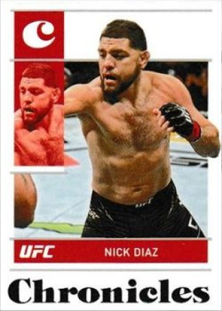 Nick Diaz 2022 Panini Chronicles UFC Base Chronicles #5 Platinum