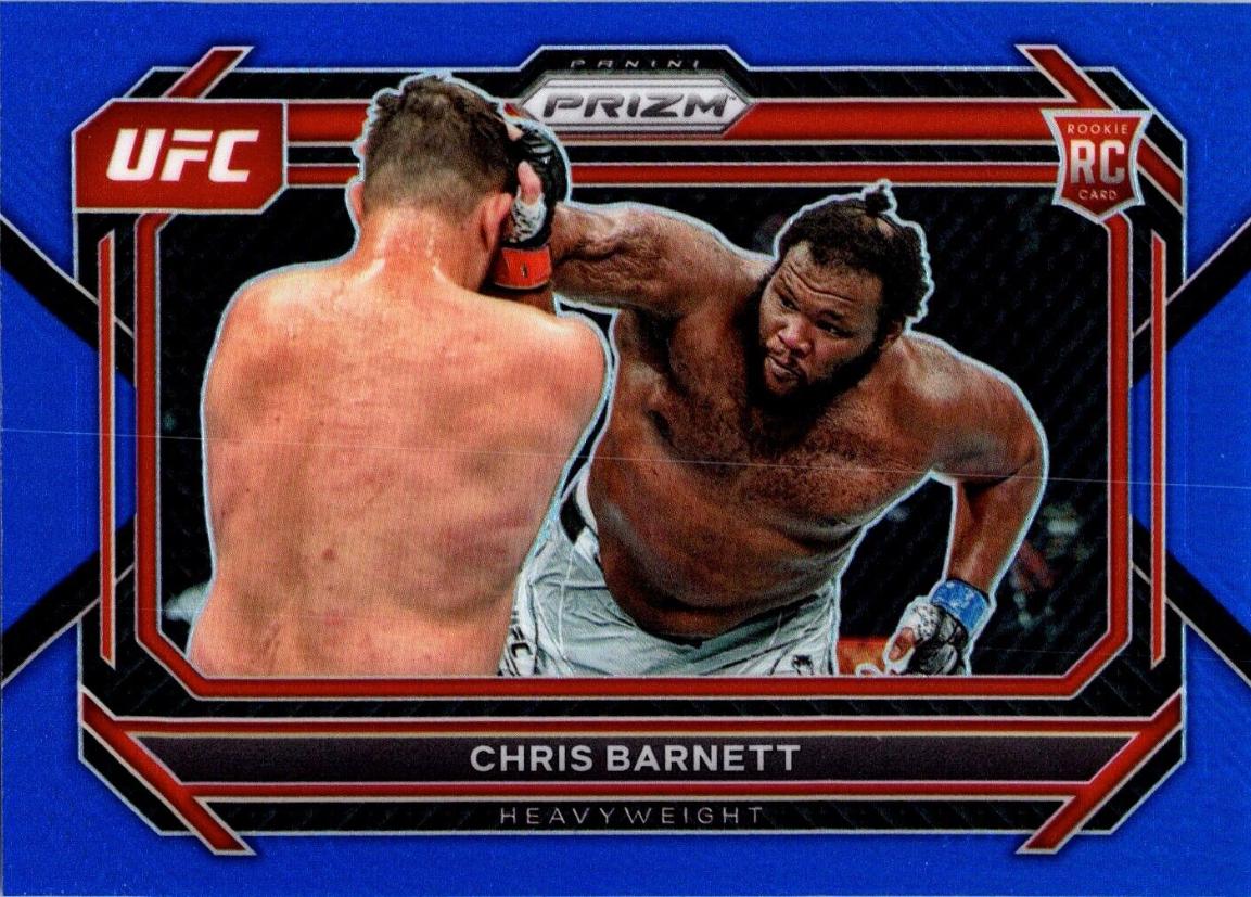 Chris Barnett 2023 Panini Prizm UFC Base #10 Blue