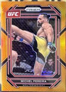 Michel Pereira 2023 Panini Prizm UFC Base #192 Orange