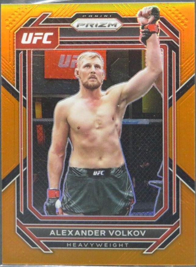 Alexander Volkov 2023 Panini Prizm UFC Base #131 Orange