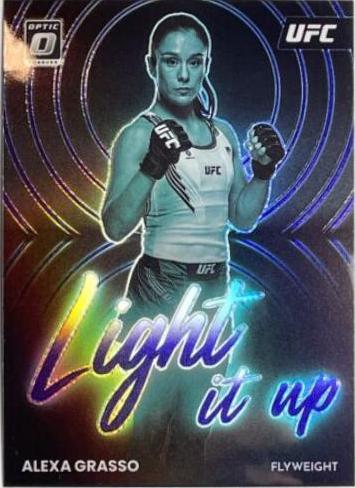 Alexa Grasso 2023 Panini Donruss Optic UFC Light It Up #1 Purple