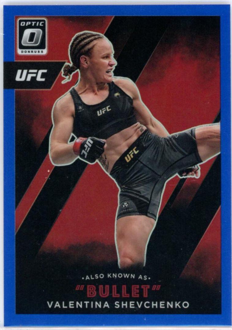 Valentina Shevchenko 2022 Panini Donruss Optic UFC Also Known As #25 Blue