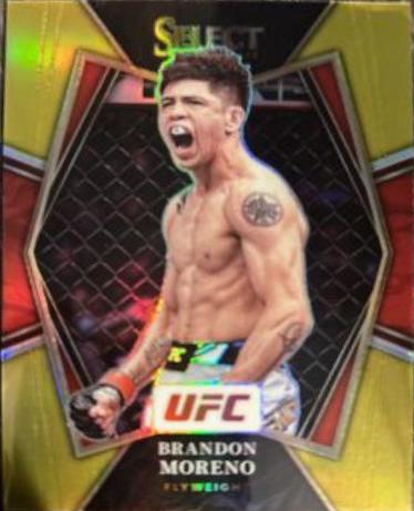 Brandon Moreno 2022 Panini Select UFC Premier Level #191 Gold