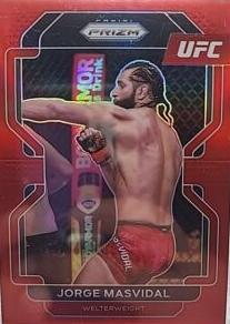 Jorge Masvidal 2022 Panini Prizm UFC Base #116 Red