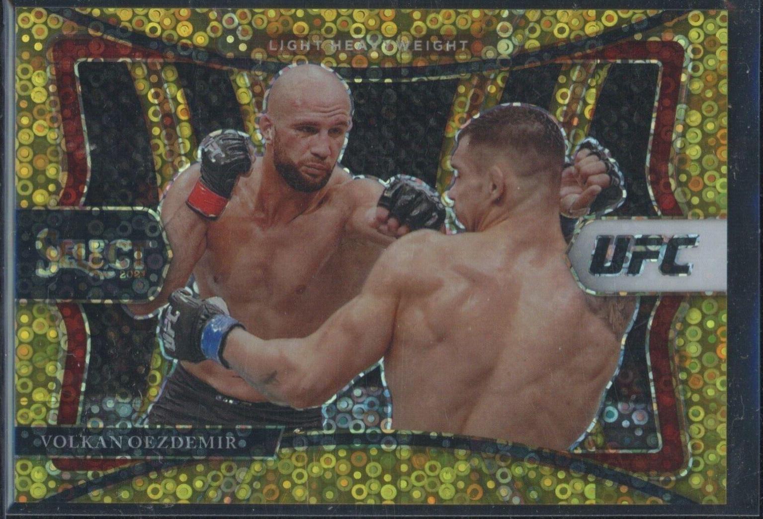 Volkan Oezdemir 2021 Panini Select UFC Premier Level #122 Gold Disco