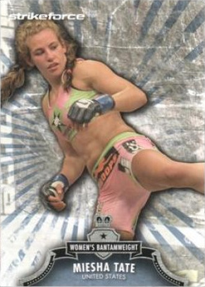 Miesha Tate 2012 Topps UFC Bloodlines Base #92 Platinum