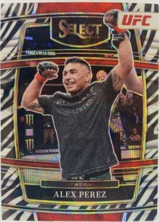 Alex Perez 2022 Panini Select UFC Concourse #92 Zebra