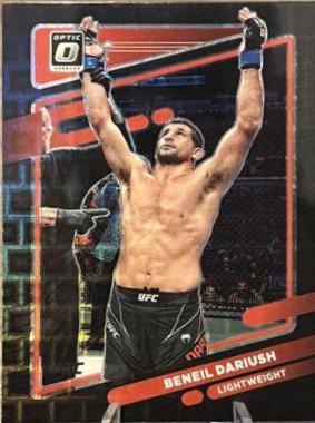 Beneil Dariush 2022 Panini Donruss Optic UFC Base #22 Black Pandora