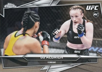 JJ Aldrich 2026 Topps Chrome UFC Base #29 Sonar Refractor