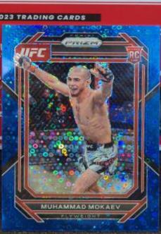 Muhammad Mokaev 2023 Panini Prizm Under Card UFC Base #124 Blue