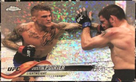 Dustin Poirier 2018 Topps Chrome UFC Base #23 Diamond Hot Box