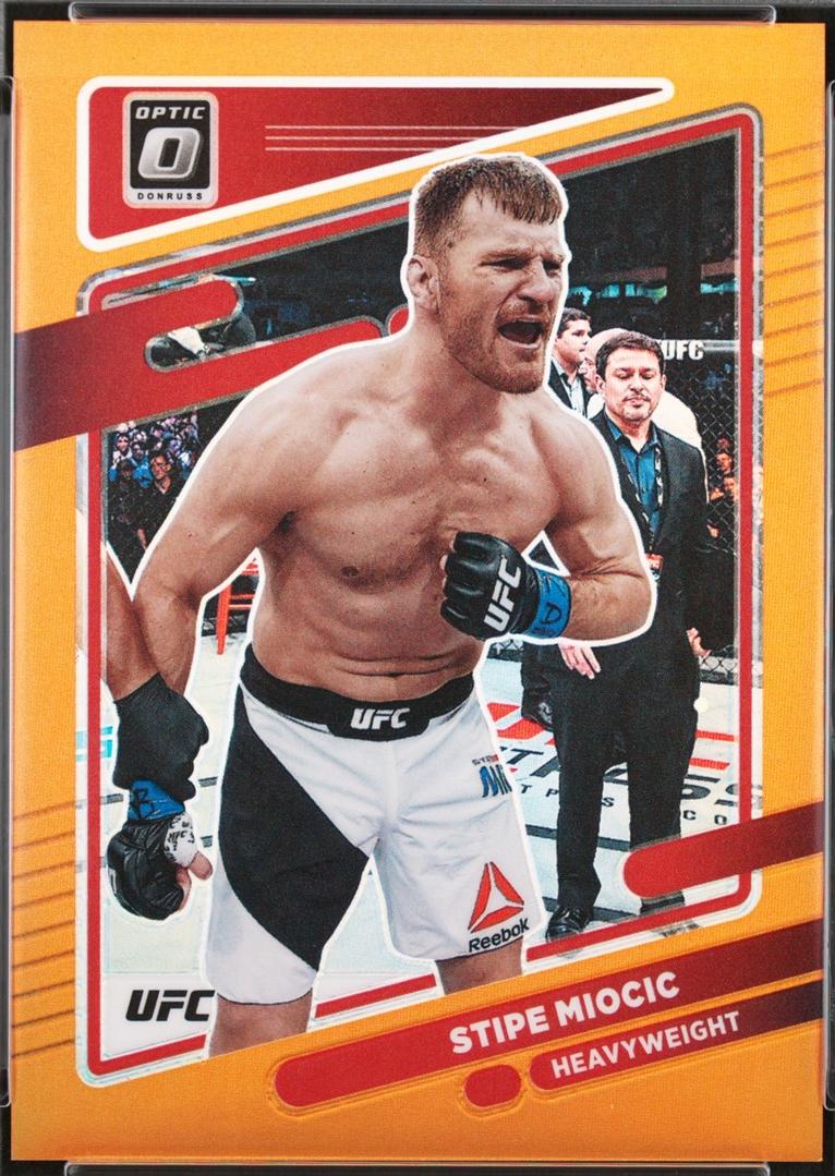 Stipe Miocic 2022 Panini Donruss Optic UFC Base #50 Orange