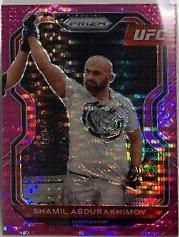 Shamil Abdurakhimov 2021 Panini Prizm UFC Base #6 Pink Pulsar