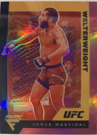 Jorge Masvidal 2021 Panini Chronicles UFC Base Flux #248 Red