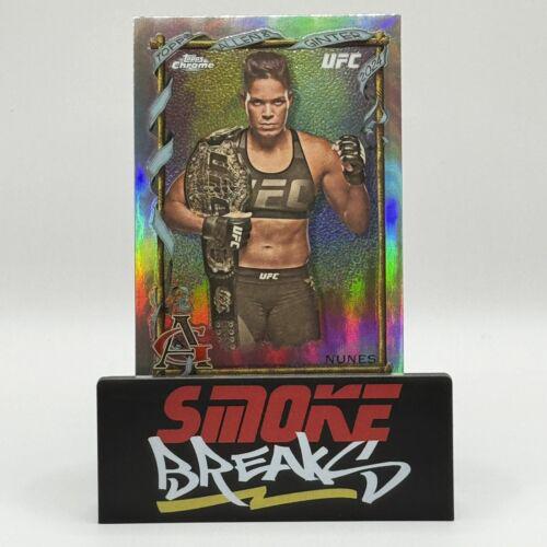 Amanda Nunes 2024 Topps Chrome UFC Allen & Ginter #AAG-8 Refractor