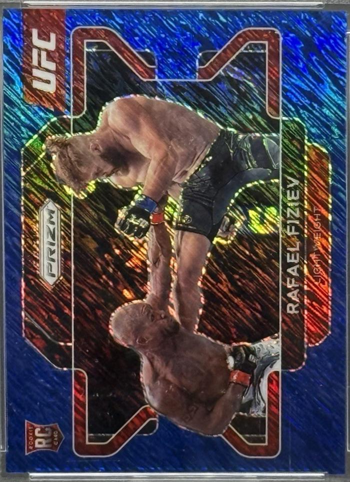 Rafael Fiziev 2022 Panini Prizm UFC Base #98 Blue Shimmer
