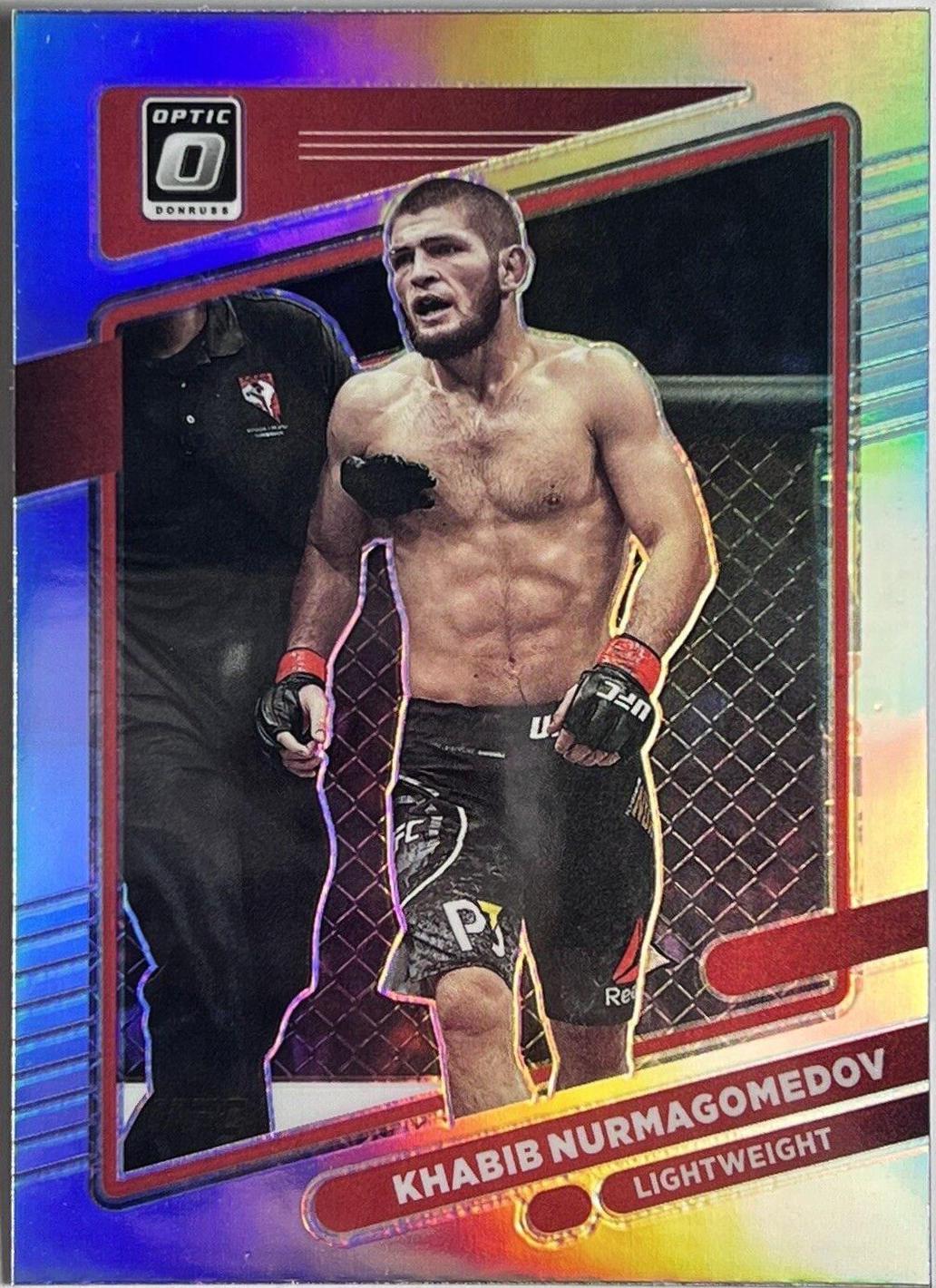 Khabib Nurmagomedov 2022 Panini Donruss Optic UFC Base #67 Holo