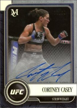 Cortney Casey 2019 Topps UFC Museum Collection Museum Autographs #MA-CC Ruby