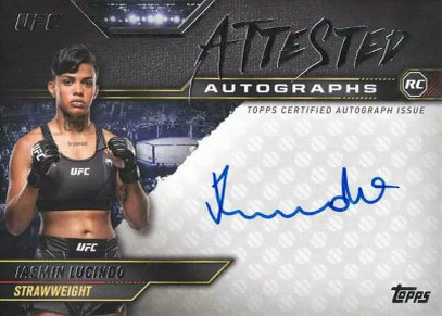 Iasmin Lucindo 2024 Topps Knockout UFC Attested Autographs #ATT-ILO Platinum