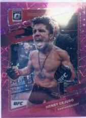 Henry Cejudo 2022 Panini Donruss Optic UFC Base #77 Pink Velocity