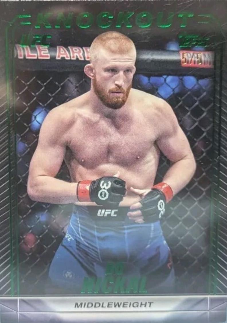 Bo Nickal 2024 Topps Knockout UFC Base #1 Emerald