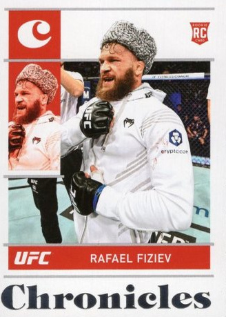 Rafael Fiziev 2022 Panini Chronicles UFC Base Chronicles #84 Platinum